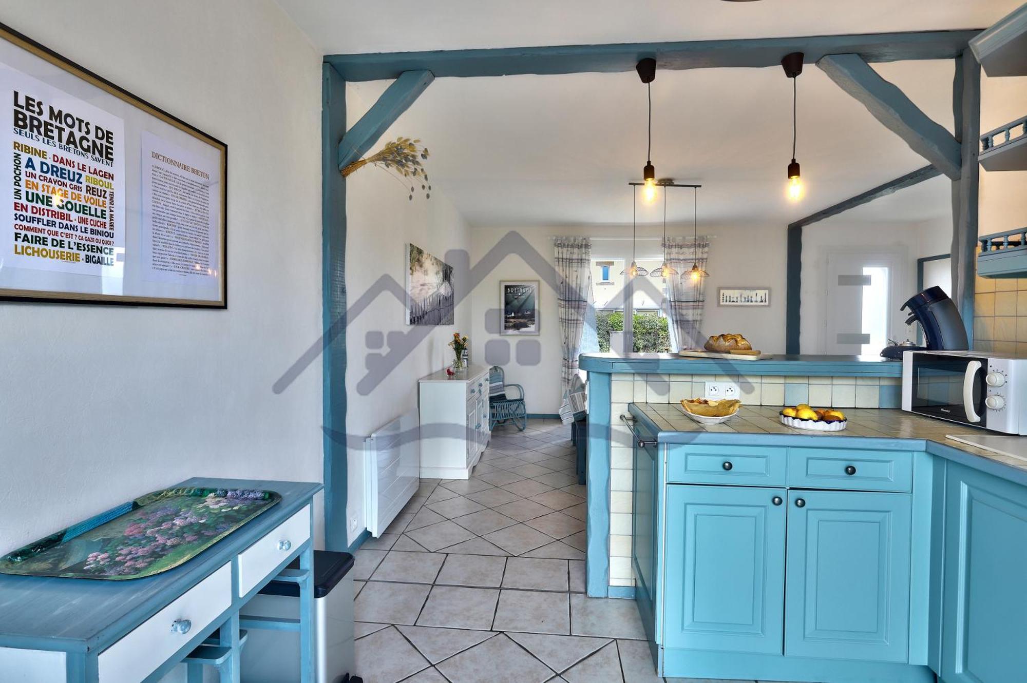 Localise - M3B - Souvenir Du Guil - Maison De Plain-Pied Avec Jardin Clos Au Guilvinec - Tout A Pied, Plages, Port, Centre, Commerces, Marche - Wif Inclus - Linge De Lit Inclus - Animaux Bienvenus Екстер'єр фото